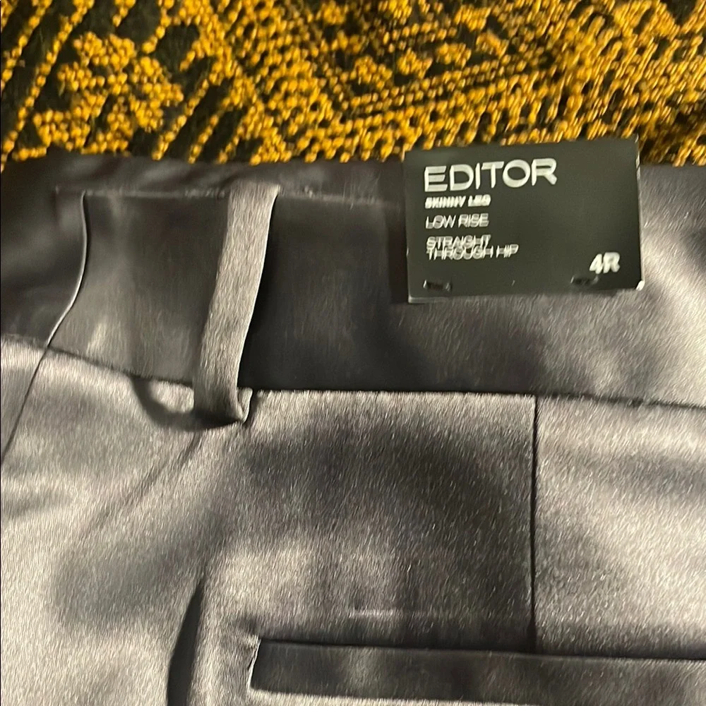 Satin Gray Dress Pants NWT - Picture 7 of 8